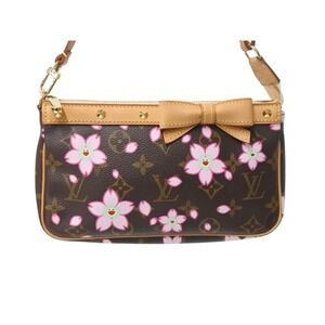 Louis Vuitton Pochette Pouch Blossom Cherry Accessoires Murakami Monogram